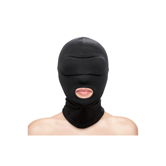 FETISH & FASHION MOUTH HOOD BLACK