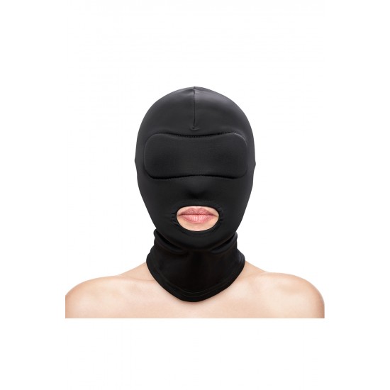 FETISH & FASHION MOUTH HOOD BLACK