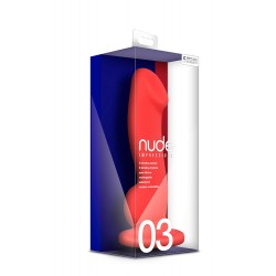 Vibrador Nude Impressions Vibe 03 18.5cm Vermelho