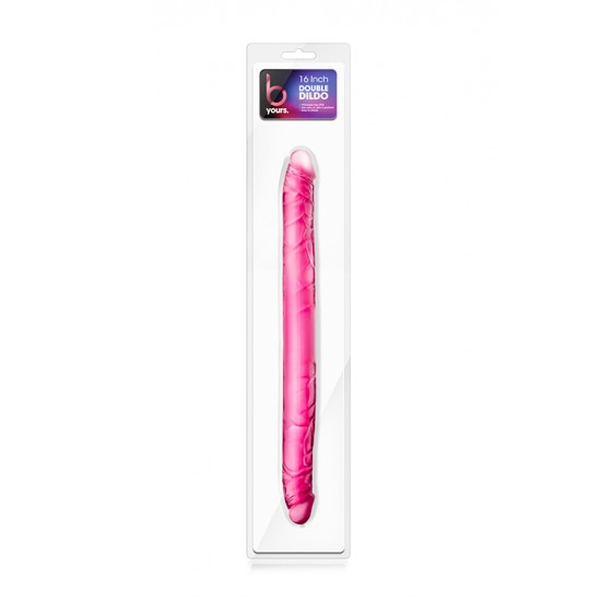 Dildo Duplo Realista bYours 40.6cm Rosa