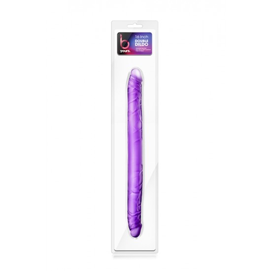 Dildo Duplo bYours 42.5cm Roxo