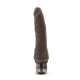 Vibrador Realista 7 Chocolate Mr. Skin 17.8cm Castanho