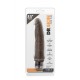 Vibrador Realista 7 Chocolate Mr. Skin 17.8cm Castanho