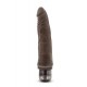 Vibrador Realista 7 Chocolate Mr. Skin 17.8cm Castanho