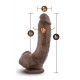 Dildo Realista Mr. Skin Mr Mayor 16.5cm Castanho