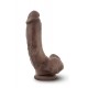 Dildo Realista Mr. Skin Mr Mayor 16.5cm Castanho