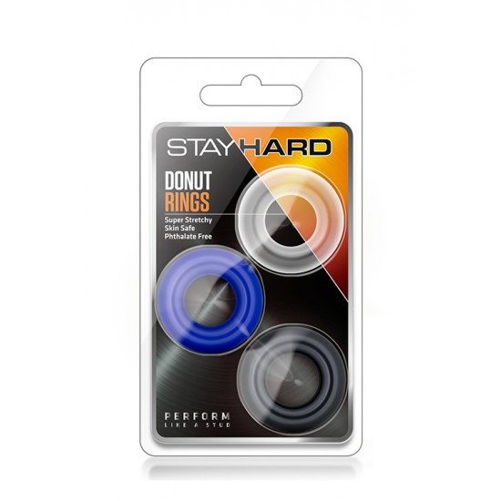 STAY HARD DONUT RINGS ASSORTED