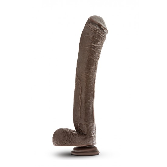 Dildo Realista Dr. Skin Mr Ed Chocolate 27cm Castanho