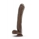 Dildo Realista Dr. Skin Mr Ed Chocolate 27cm Castanho