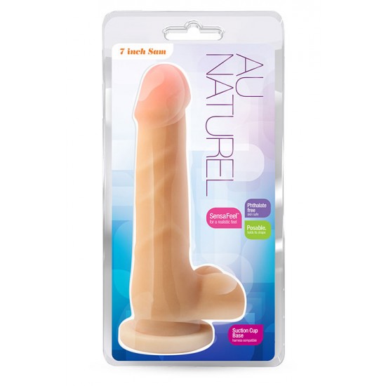 Dildo Realista Sensa Feel Sam Au Naturel 14cm Pele