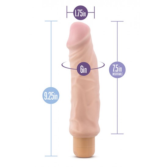 Vibrador Realista Home Wrecker Au Naturel 20cm Pele