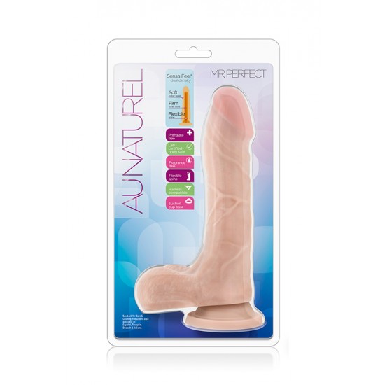 Dildo Realista MrPerfect Au Naturel 17cm Pele