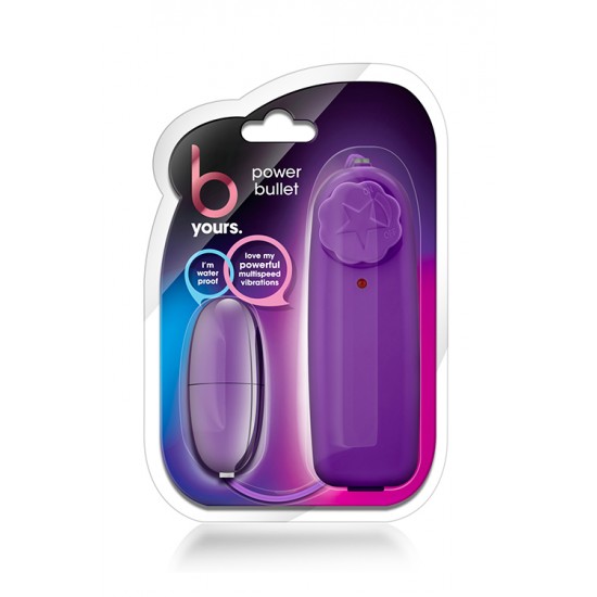 Bala Ovo Vibratório bYours Power Bullet Roxo