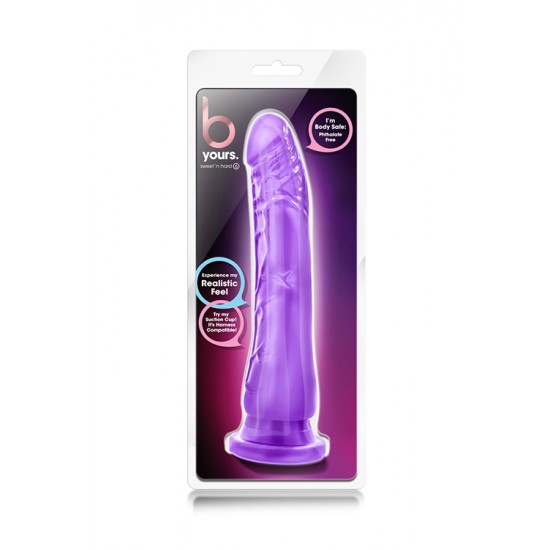 Dildo Realista bYours Sweet n Hard 6 20cm Roxo