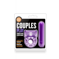 Anel Vibratorio p/ Pénis Play With Me Couples Play Roxo