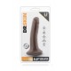 Mini Dildo Realista c/ Base Sucção Dr. Skin Chocolate 13.5cm Castanho