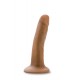 Mini Dildo Realista c/ Base Sucção Mocha Dr. Skin 13.5cm Latino