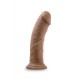 Dildo Realista Au Naturel Mocha 19cm Castanho