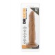 Dildo Realista c/ Base Succção Dr. Skin Mocha 18cm Latino