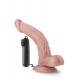 Vibrador Realista c/ Comando Dr. Skin Dr Sean 18cm Pele