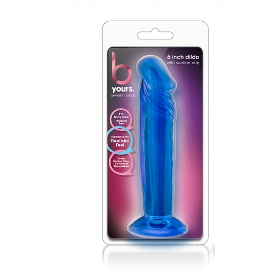 Dildo Realista bYours Sweet n Small 15cm Azul