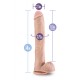 Dildo Realista Sensa Feel Daddy Au Naturel 30cm Pele