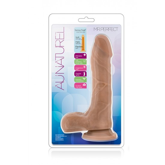 Dildo Realista MrPerfect Au Naturel Mocha 17cm Latino