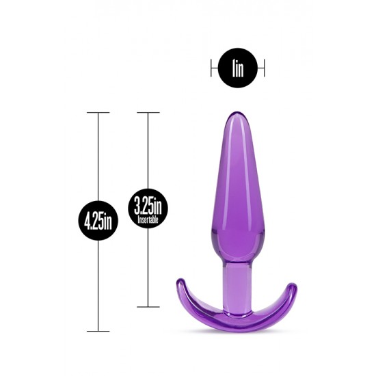 Plug Anal Slim bYours 10cm Púrpura