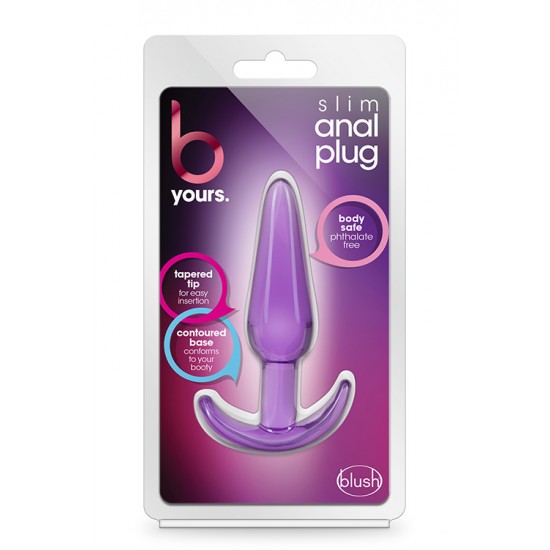 Plug Anal Slim bYours 10cm Púrpura