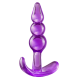 B YOURS TRIPLE BEAD ANAL PLUG PURPLE