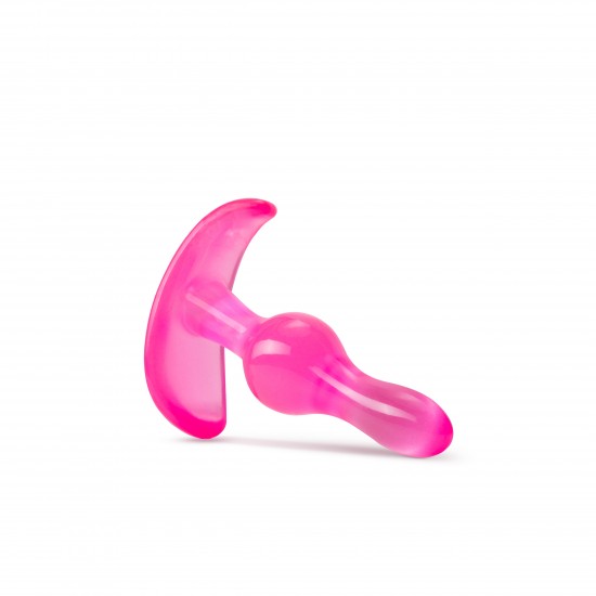 B YOURS CURVY ANAL PLUG PINK