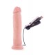 Vibrador Realista c/ Comando Dr. Skin Dr Throb 22cm Pele