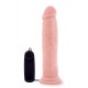 Vibrador Realista c/ Comando Dr. Skin Dr Throb 22cm Pele