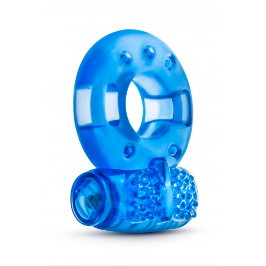 STAY HARD REUSABLE COCK RING BLUE