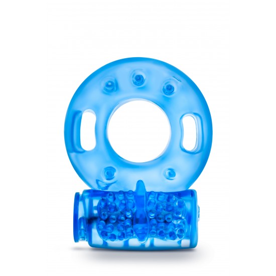 STAY HARD REUSABLE COCK RING BLUE