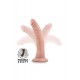 DR. SKIN PLUS 7 INCH POSABLE DILDO VANILLA