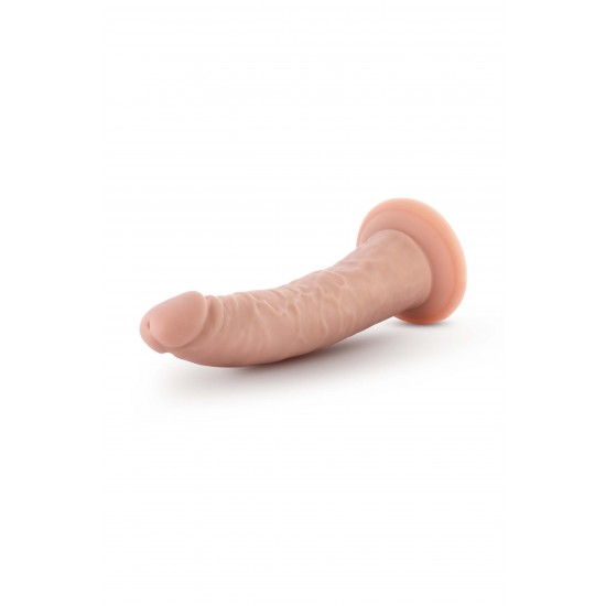 DR. SKIN PLUS 7 INCH POSABLE DILDO VANILLA