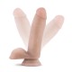 DR. SKIN PLUS 7 INCH POSABLE DILDO WITH BALLS VANILLA