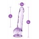 NATURALLY YOURS  8 CRYSTALLINE DILDO AMETHYST