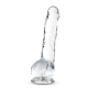 NATURALLY YOURS  8 CRYSTALLINE DILDO  DIAMOND