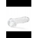 NATURALLY YOURS  8 CRYSTALLINE DILDO  DIAMOND