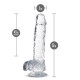 NATURALLY YOURS  6 CRYSTALLINE DILDO  DIAMOND