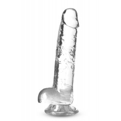 NATURALLY YOURS  7 CRYSTALLINE DILDO  DIAMOND