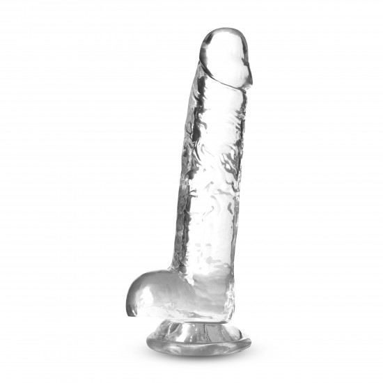 NATURALLY YOURS  7 CRYSTALLINE DILDO  DIAMOND