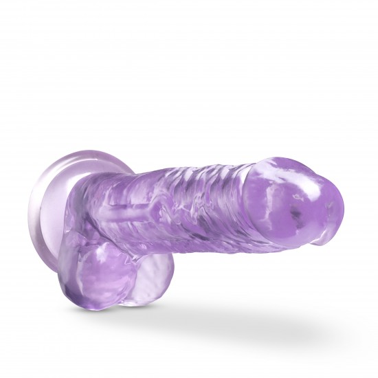 NATURALLY YOURS  7 CRYSTALLINE DILDO  AMETHYST