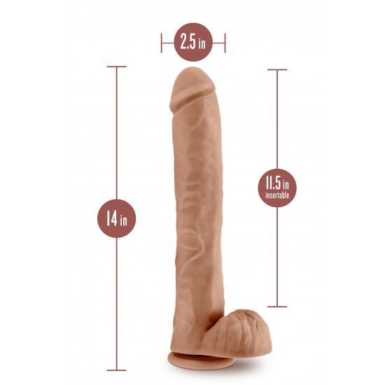 AU NATUREL DADDY 14 DILDO MOCHA