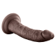 AU NATUREL JACK 7 INCH DILDO CHOCOLATE