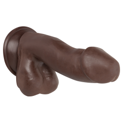 AU NATUREL TROY 6 INCH DILDO CHOCOLATE