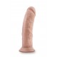 DR. SKIN PLUS 8 INCH THICK POSABLE DILDO VANILLA