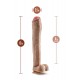 DR. SKIN MR. ED 13 INCH DILDO WITH BALLS BEIGE